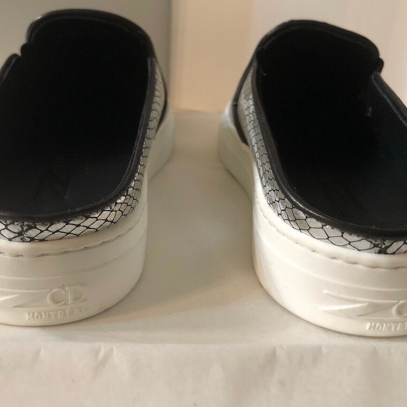 ZCD Montreal Nico Slide Sneaker in Argento SZ 40/9.5 NIB - Picture 4 of 6